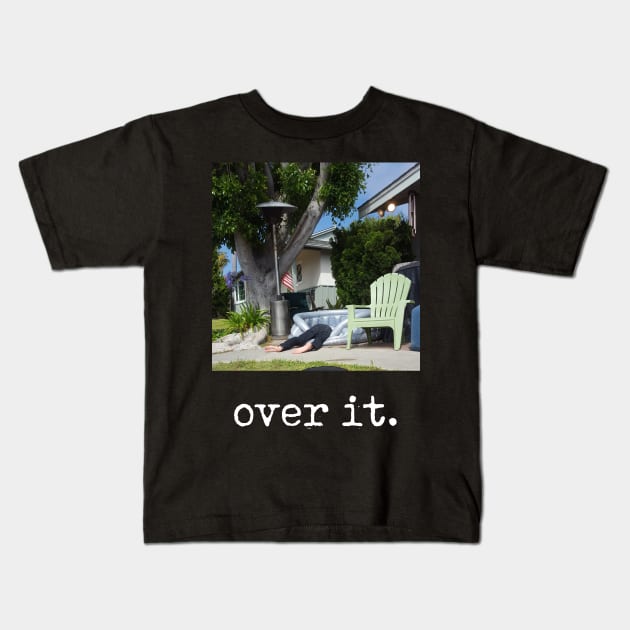 over it. Album Kids T-Shirt by sheds Merch